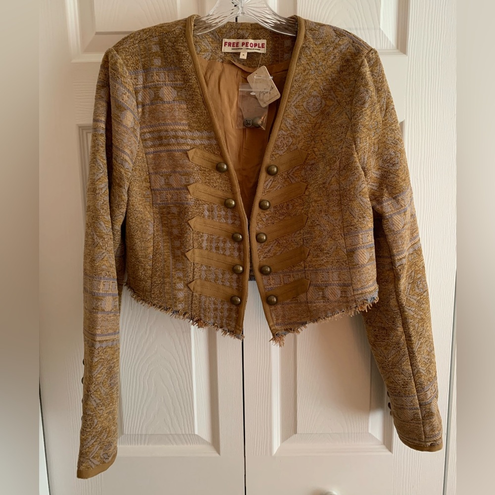 Free People Juliette cropped jacket